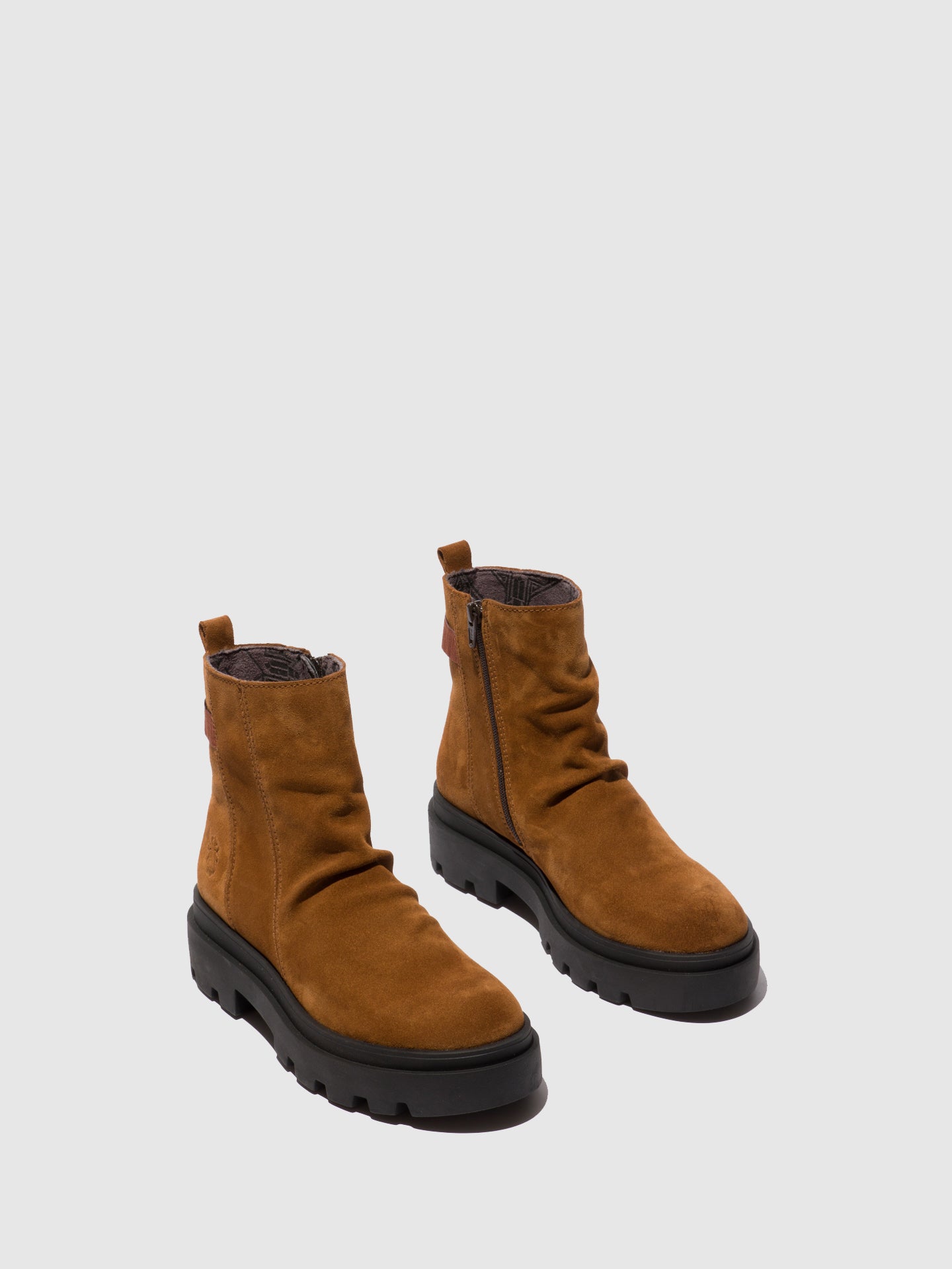 Fly London Botins com Fecho JILY818FLY SUEDE COGNAC